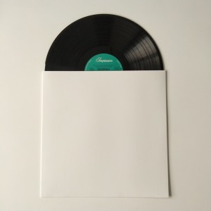 12 Witte kleuren karton LP / Record Cover Geen gat