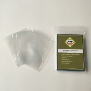 Kristalheldere pro-fit standaard kaarthoes 63,5x88 mm bordspel mouwen