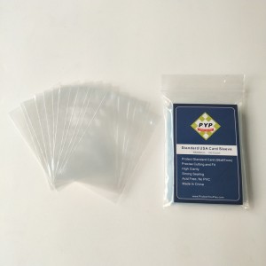 Kristalheldere standaard kaartformaat mouw 56x87mm bordspel kaartsleeves