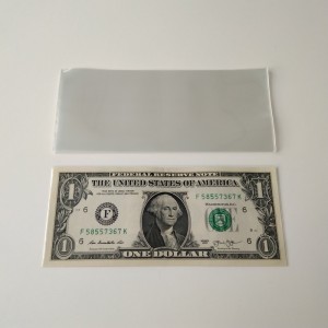 Luxe valuta hoes Bill papier Opmerking geld mouwen