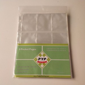 9 Pocket Poly Gaming-kaarthouder Paginabeschermers Plastic bindervel